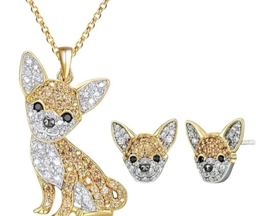 Teacup chihuahua necklace - chihuahua,