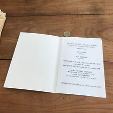 carton d invitation exposition N8 jean laniau