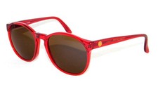 209$ Vintage Alain Prost by Vuarnet 2409 Red Round Retro Sunglasses px2000 lens