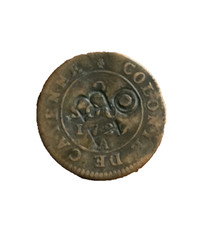 Colonie de Cayenne Tobago 2 sous surfrappe 1789A