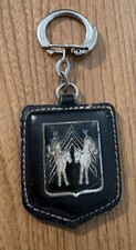 PORTE CLÉS ANCIEN - ÉMAILLÉ - KEYCHAIN - KEY FOB - CITROËN 2CV