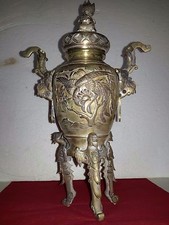 Brûle parfum en bronze à