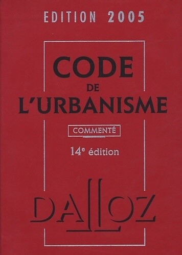 Code urbanisme 2005 - de,