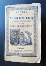 MANUEL DU MENUISIER  en