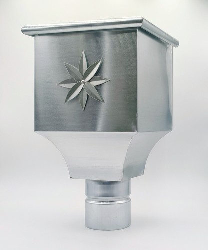 Caisson zinc incurvé ø100 - caisson,