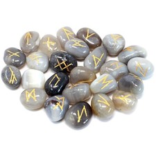 Runes véritable pierre - 25,