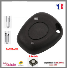 COQUE PLIP BOITIER CLÉ POUR RENAULT MEGANE/ESPACE/SAFRANE/CLIO/SCENIC/LAGUNA 
