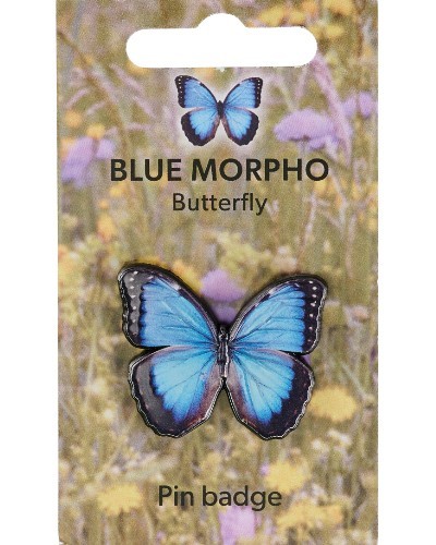 épinglette papillon morpho - Épinglette,