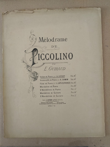 Partition ancienne violon - partition,
