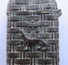 ANCIEN ROYALISTE FRANCOIS 1er HERMINE ANNE DE BRETAGNE PYROGENE BOITE ALLUMETTES