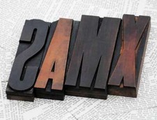 XMAS caractères d'imprimerie