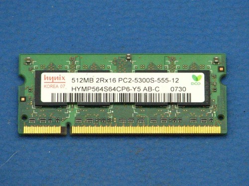 512mb ram 2rx16pc2 - 512mb, 2rx16pc2-5300s-55-12