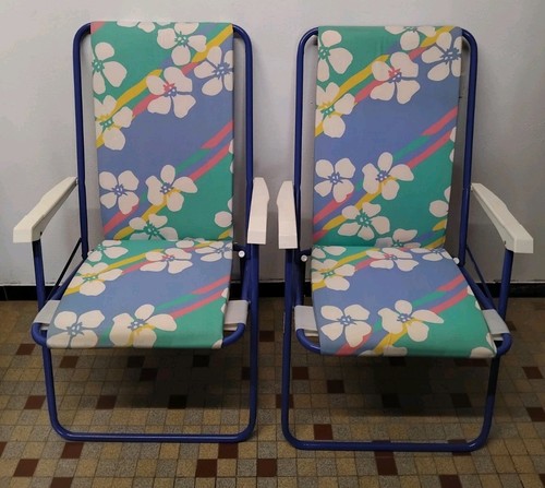Paire fauteuils pliables - de,