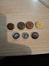 Lot 7 Boutons Chanel Entre 16 Et 21mm