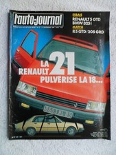 L'AUTO JOURNAL N°21 01/12/1985 R21 R18 R5 GTD BMW 325I 205 GRD VILLARD EXPLORER