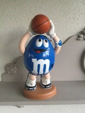 Distributeur Publicitaire Vintage -Basketteur-  33 (H) X 13(l) cm-M&M'S 1990-TBE