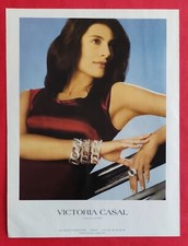 Publicité de Presse: Bijoux VICTORIA CASAL Joaillerie Bracelet Collier Bague