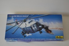 RARE  MAQUETTE  HELLER  REF 80489 de 1989 " SUPER FRELON EXOCET  " AU 1:35