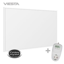VIESTA® Chauffage Infrarouge Mural avec Thermostat (Modèle F300 - 300W)