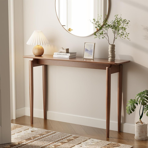 Stylish walnut console - walnut,