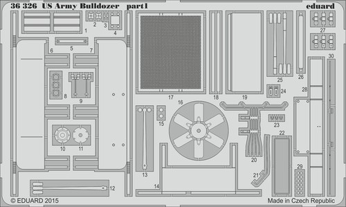 Army bulldozer for mini - bulldozer,