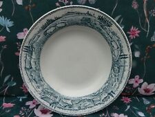 Assiette creuse en céramique St Amandinoise St Amand, modèle LAITIERE 22,5c