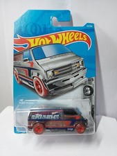 Hot wheels 1/64 ?? Custom 77 Dodge Van #4/5  mainline 2018 Super Chromes