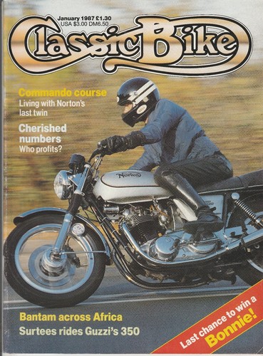 Classic bike jan 1987 norton - bike, 1987.norton