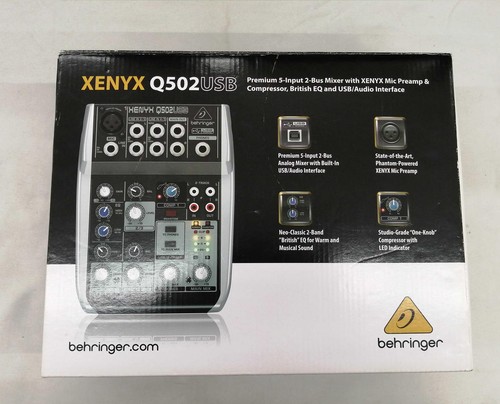 Behringer xenyx q502usb - behringer,
