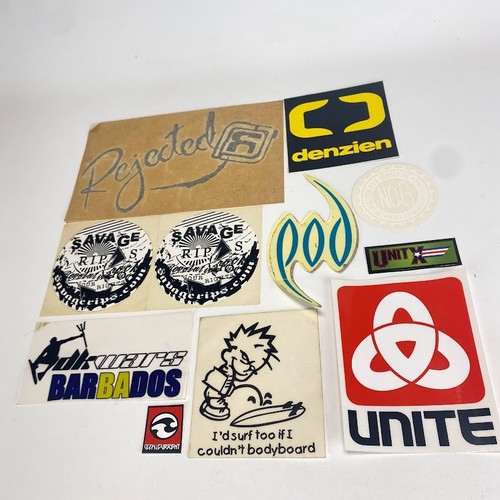 Vtg bodyboarding stickers pod - vtg,