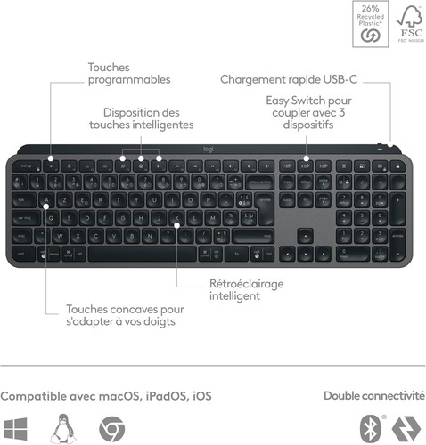 Clavier logitech keys - clavier,