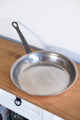 Sauteuse cuivre massif - sauteuse,