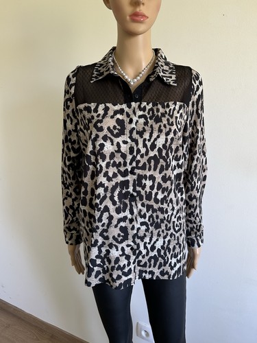 Chemise léopard manches - chemise,