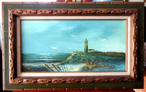 Vtg original oil painting - oil, on