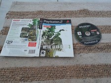 ## Jeu PS2 Metal Gear Solid 3