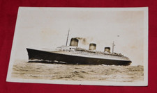 CPA  PHOTO LE HAVRE le grand paquebot NORMANDIE FRENCH CIE ECRITE 1937 DU HAVRE
