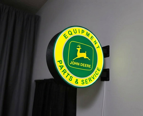Enseigne lumineuse john deere - lumineuse,
