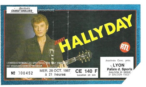 Rare ticket billet de - /,