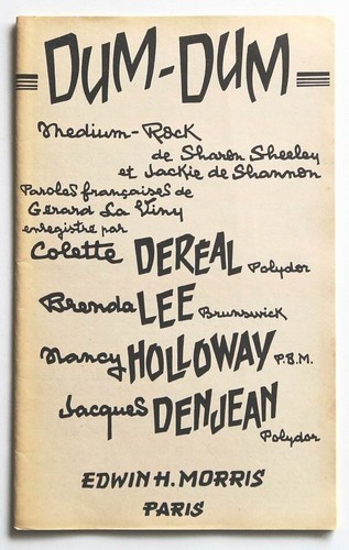 Partition vintage sheet music