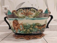 Rare jardinière barbotine