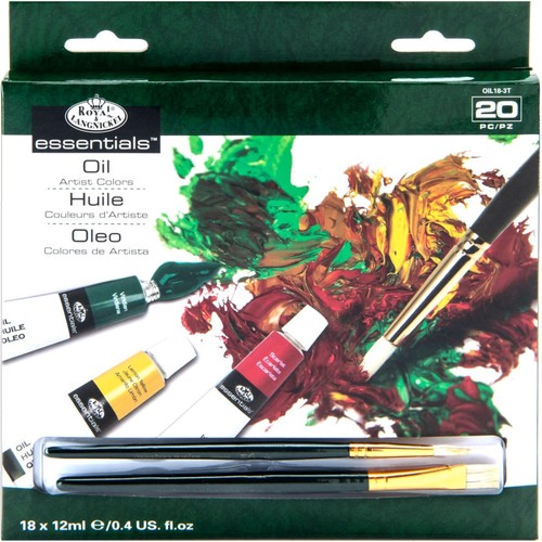 Peinture huile 18 tubes - peinture, à