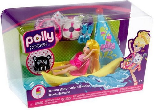 Bateau banane polly pocket - bateau,