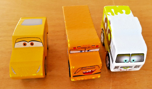 Lot voitures bois sur - voitures, en