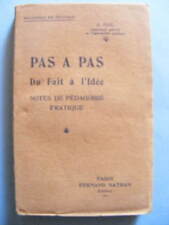 Jules Gal Pas à Pas Du Fait