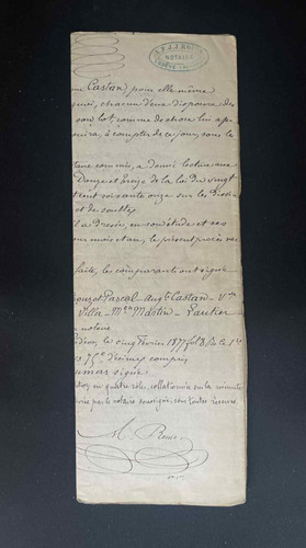 Vieux papier ancien acte civil - papier,
