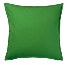 Housse de coussin IKEA GURLI, vert vif, 50x50 cm, 20x20", 100% coton, NEUVE