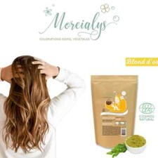 Moreialys coloration végétale naturelle Blond d'or,  écologique. Cosmos natural