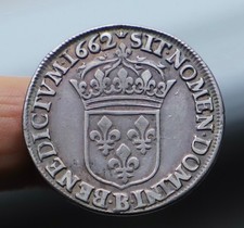 Louis XIV 1/2 écu au buste