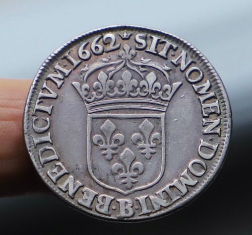 Louis xiv écu au - xiv, buste