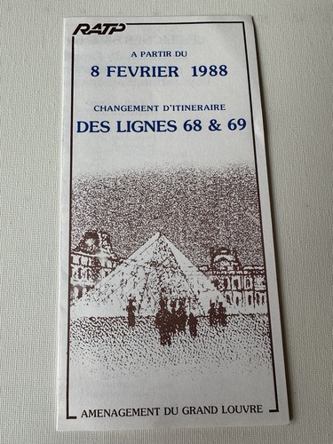 Original ratp 1988 brochure - ratp,